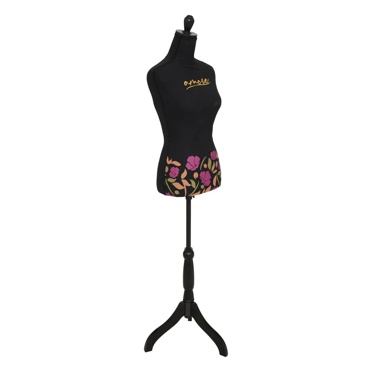 Manechin Atmosphera Belli, Lemn, 160 cm, Negru