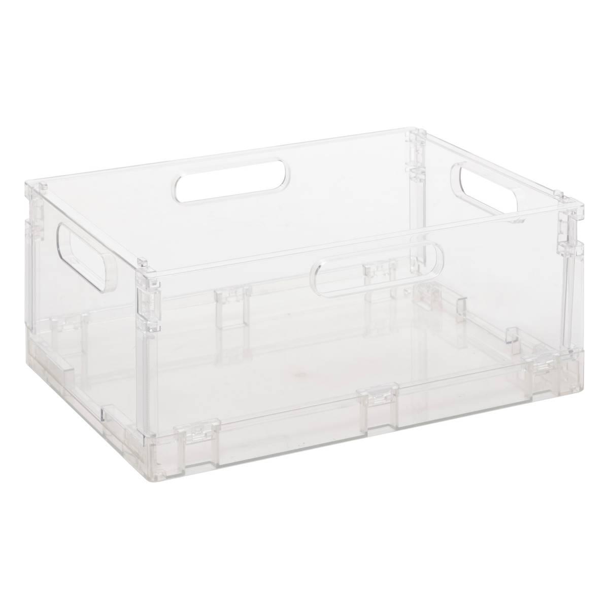 Сгъваема кутия за съхранение 5five Fold'n Box, Пластмаса, 22L, Бежова