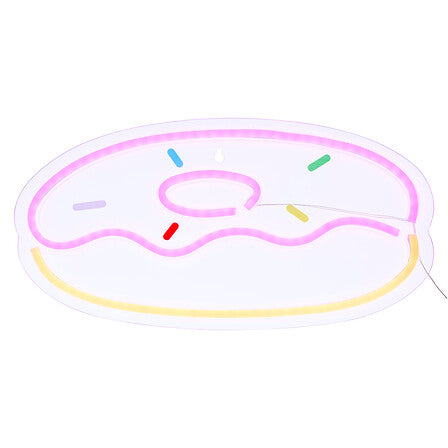 LED неонова лампа atmosphera Donut, Многоцветна, 37 cm