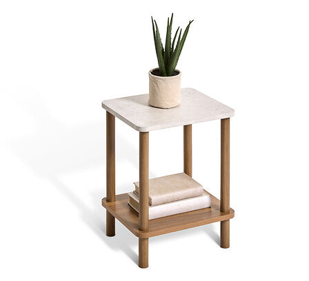 Нощно шкафче 5five Côme с рафт, MDF, Кафяво, 44 cm