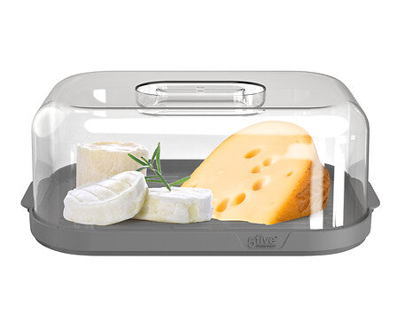 Кутия за сирене 5five Fresh Eat, Полистирен, Сива