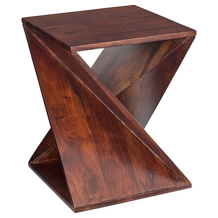 Masă de cafea Totem Atmosphera Rikaya, lemn de mango, 45 cm