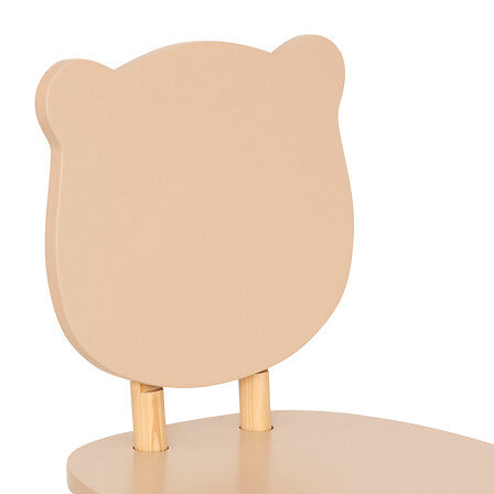 Παιδική καρέκλα atmosphera Douceur Organic Bear, MDF, καφέ