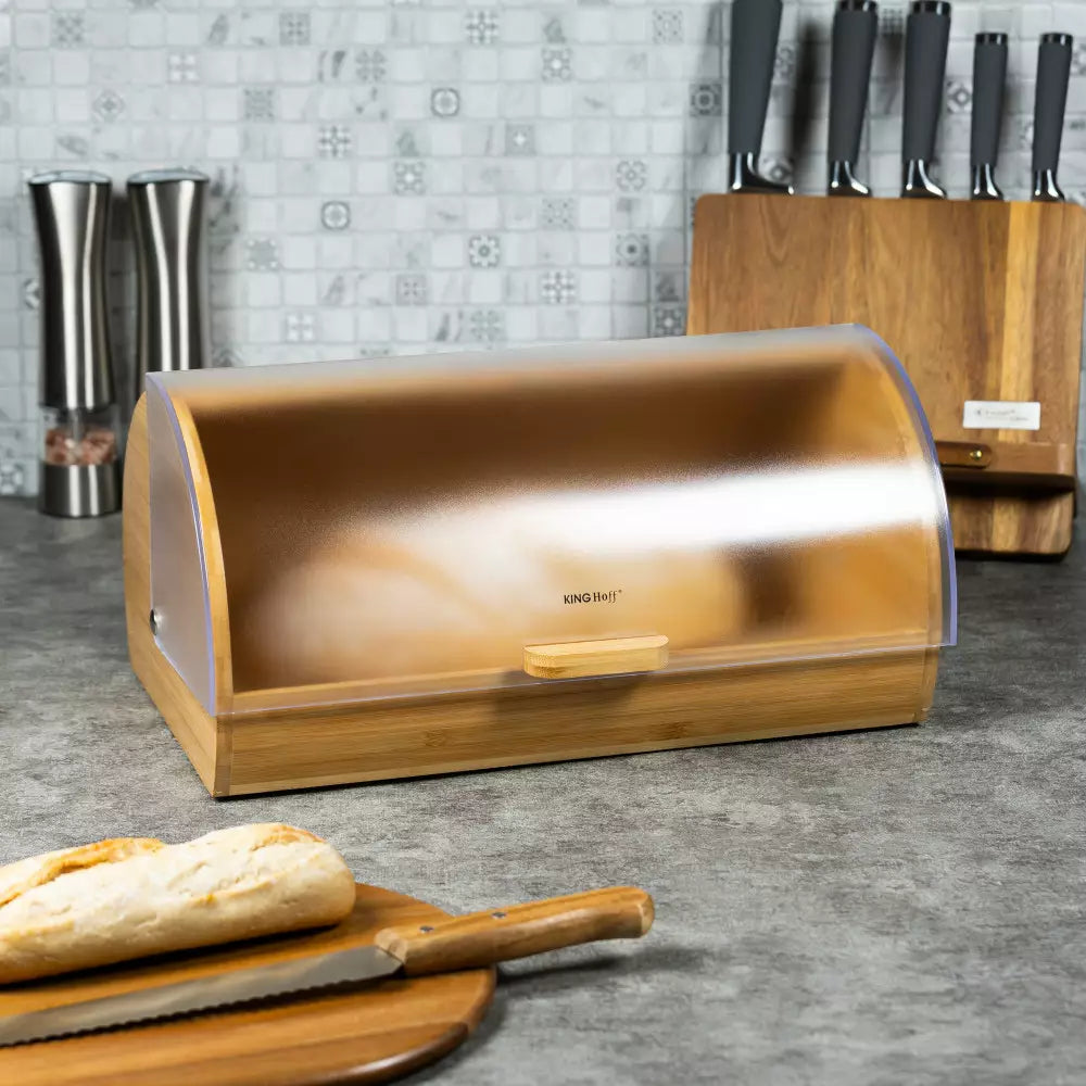 Cutie pentru pâine KingHoff 3216, Bambus, 39 cm