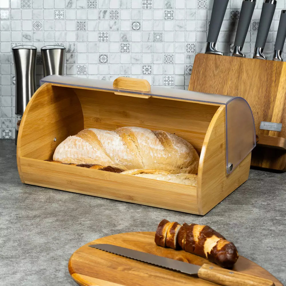 Cutie pentru pâine KingHoff 3216, Bambus, 39 cm