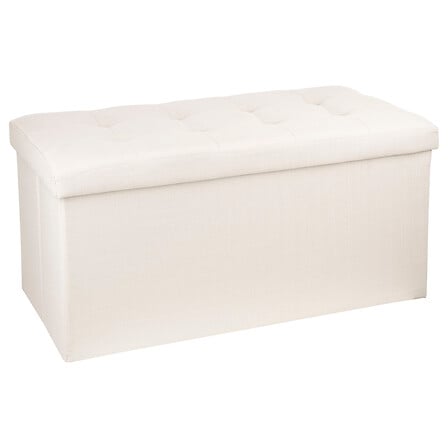 Bancă cu spațiu de depozitare Lysandre, pliabilă, 76x38x38 cm
