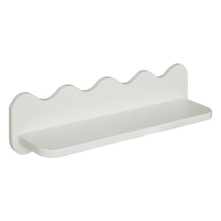 Рафт за стена atmosphera Salina, MDF, Бял, 53 см