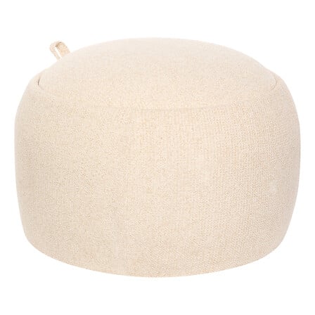 Scaun cu spațiu de depozitare Atmosphera Elior, Boucle, Bej, 60 cm