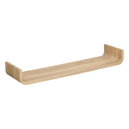 Стенна полица FIVE Fixy, Извита, MDF, 80 cm, Бежова