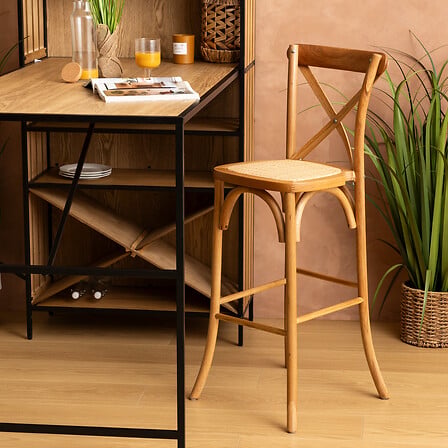 Scaun de bar Atmosphera Isak, ratan