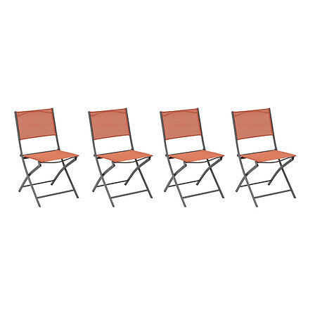 Modula amber graphite folding chair