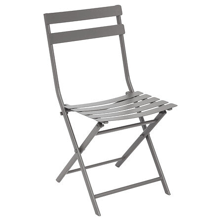 Greensboro folding chair pewter