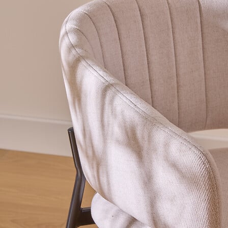 Scaun de masă Atmosphere cu cotiere Solea, Cord