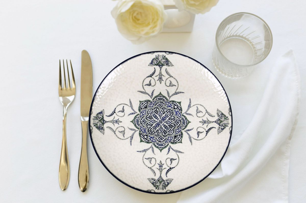 Дълбока купа LA MEDITERRANEA Rosetta, 28 cm, порцелан