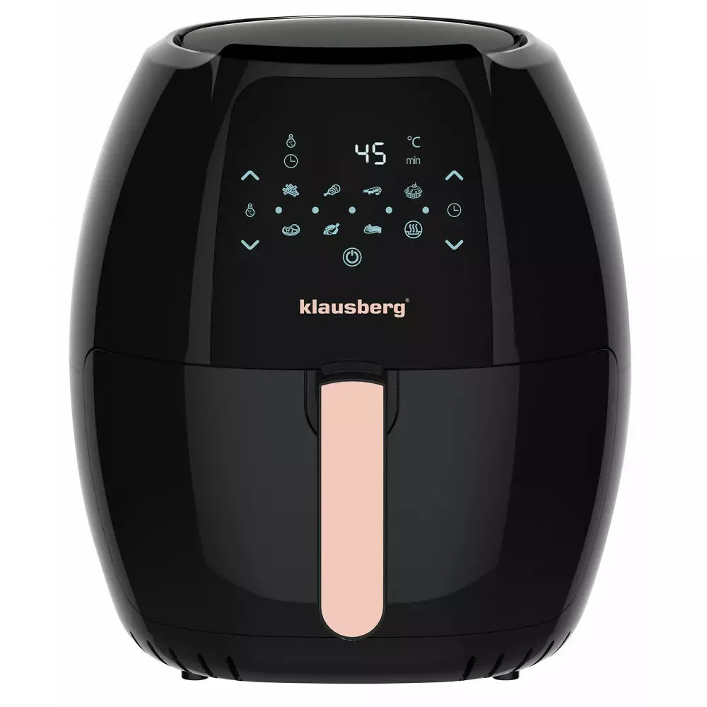 Friteuză cu aer cald Klausberg 7572, 7,7L, Negru