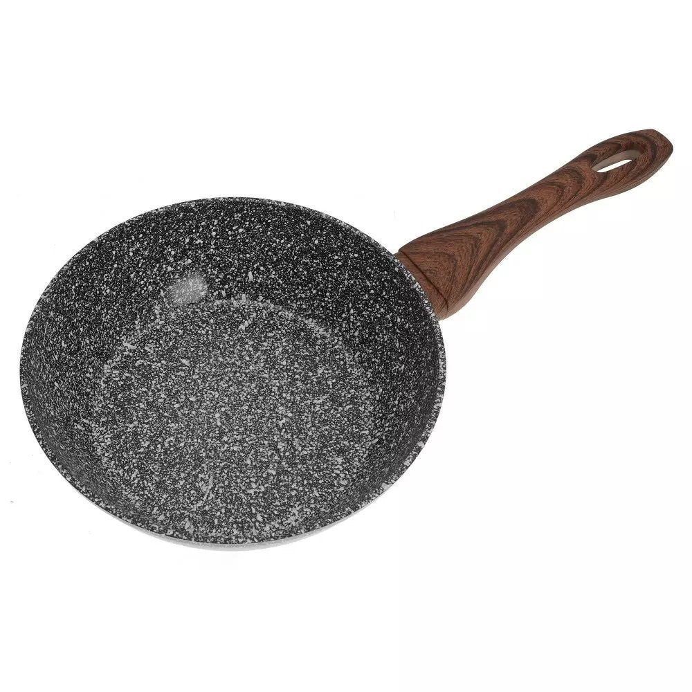 Tigaie wok Kinghoff 1584, 28 cm, inducție, strat triplu de granit, gri