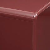 Μπουφές atmosphera Douglas Gloss, 2 πόρτες, MDF, μπορντό, 80 cm