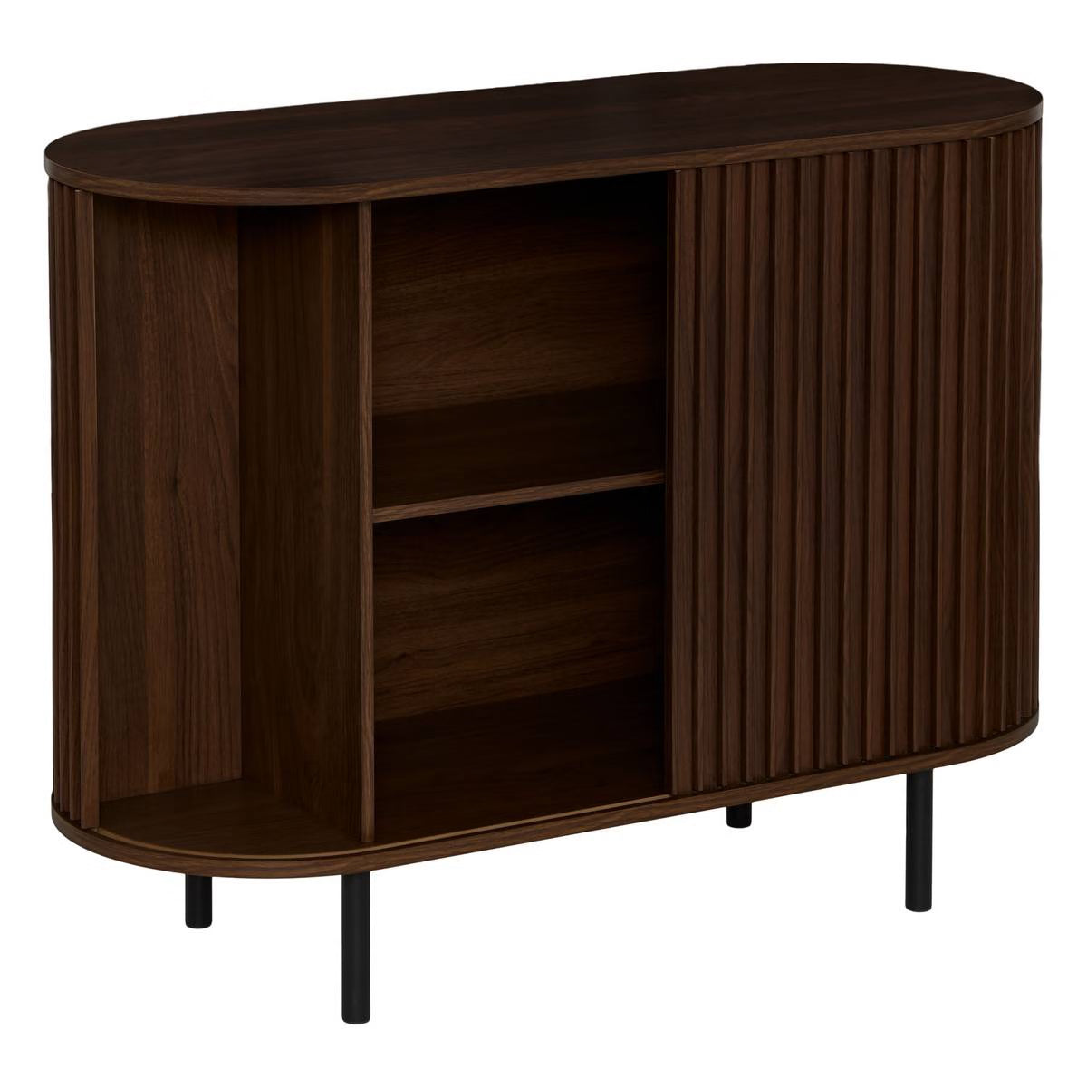 Скрин atmosphera Alcove, Ефект орех, 2 плъзгащи врати, 100 cm