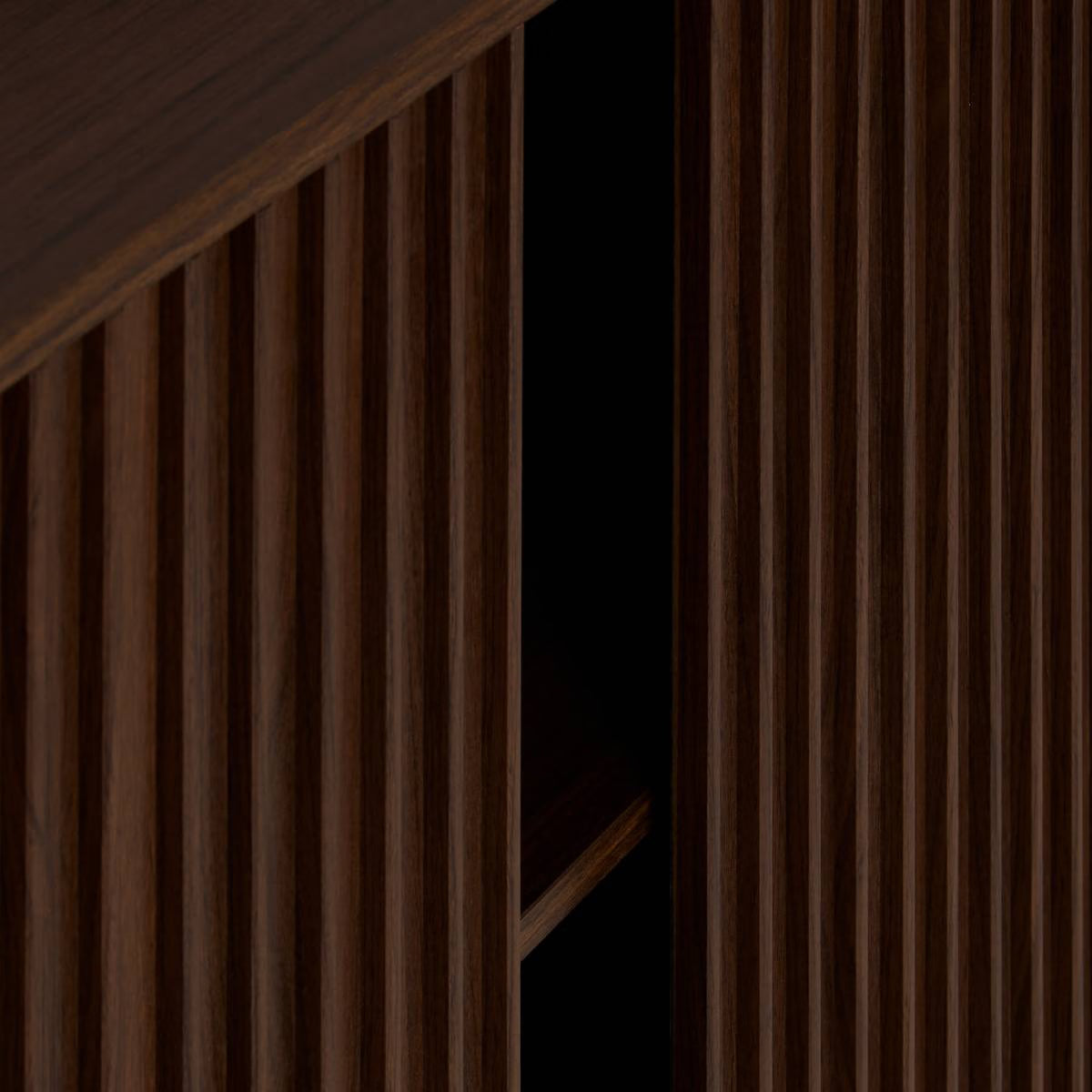 Скрин atmosphera Alcove, Ефект орех, 2 плъзгащи врати, 100 cm