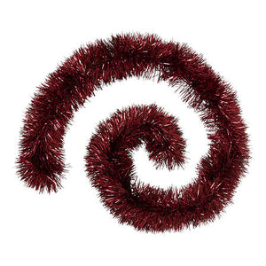 Гирлянд тип боа atmosphera Colorama de Noël, PET, 200 cm, Тъмночервен