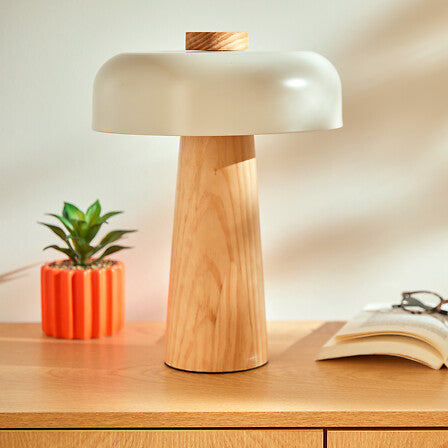 Lampă de noapte Atmosphere Pola, 36 cm, Hevea