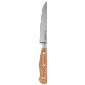 Нож за стек 5five Elegancia, Неръждаема стомана и акация, Бежов