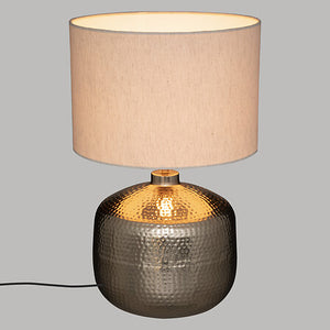Lampă de masă Atmosphere Kais, Înălțime 52 cm, Metal ivoriu