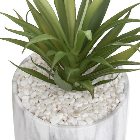 Atmosferă de plante artificiale, 17,5 cm, ghiveci din piatră, 2 tipuri
