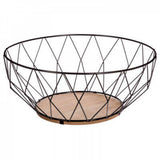 Купа за плодове 5five Daimond, Метал+MDF, 28х12 cm