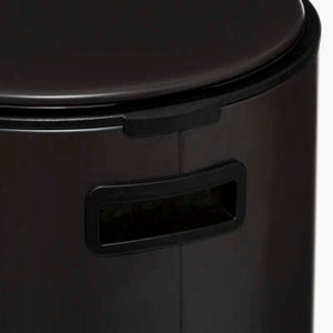 Coș de gunoi 5Five Delta, Metal, Negru, 30 L, 31.5x31.5x62 cm