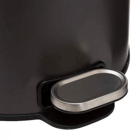 Coș de gunoi 5Five Delta, Metal, Negru, 30 L, 31.5x31.5x62 cm