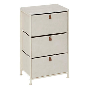 Скрин с 3 чекмеджета 5five Tissa, Стомана, Бежов