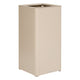 Plant pot cover Alumia 50 x 50 x 100 cm aluminum clay