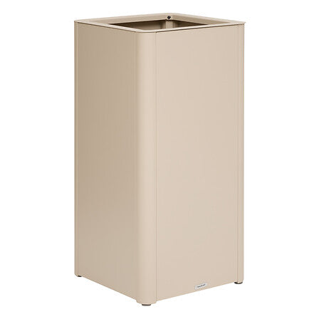 Plant pot cover Alumia 50 x 50 x 100 cm aluminum clay