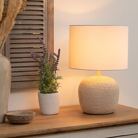 Lampă de noapte Atmosphera Davia, 40 cm, ceramică