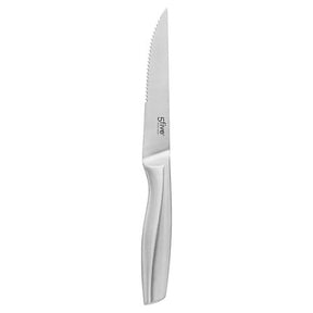 Нож за стек 5five Silver Precision, Неръждаема стомана, Сребрист