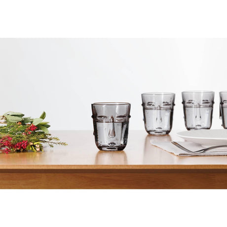 Set of 6 transparent face cups D8.5xH10cm – additional view 3