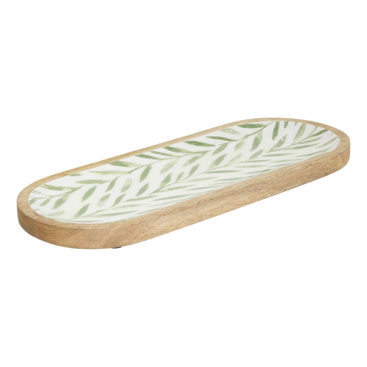 Чиния за сервиране от манго Secret de Gourmet Inaya, 40x15см — Маслина — 212209C