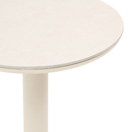 Bistro table 2 seats Soletia clay