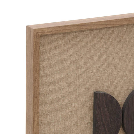 Nyer 3D Square Canvas, 60x60 cm, Beige – additional view 2
