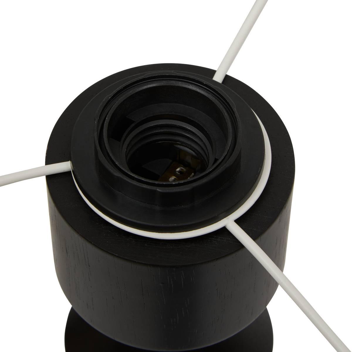 Yulia Cylindrical Floor Lamp, 150 cm tall, black – additional view 4