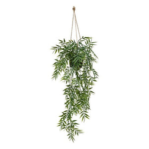 Plantă artificială Atmosphera Liora, bambus suspendat, 67 cm
