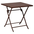 Square folding table Greensboro 2 seats ebony