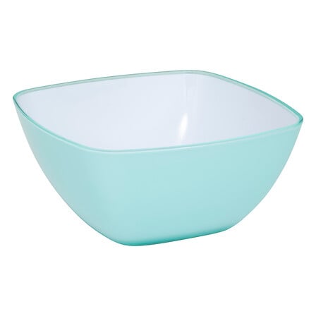 Квадратна купа за салата 5five Square, Полистирен, 19 cm, Мента