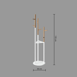 Cuier pentru haine pentru copii Atmosphera, Lemn, Alb, 135 cm