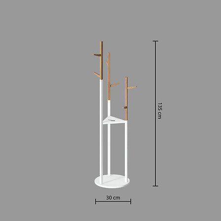 Cuier pentru haine pentru copii Atmosphera, Lemn, Alb, 135 cm