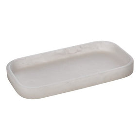 Поднос 5five Cloudy, Полирезин, Бял, 20.5 cm