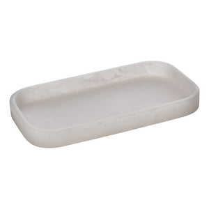 Поднос 5five Cloudy, Полирезин, Бял, 20.5 cm