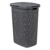 Кош за пране 5five, Полипропилен, 60L, Сив