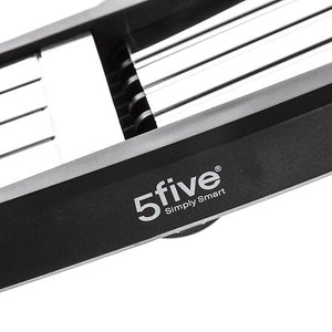 Мандолина 5five Essentiels, Неръждаема стомана, 3 ножа, Черна